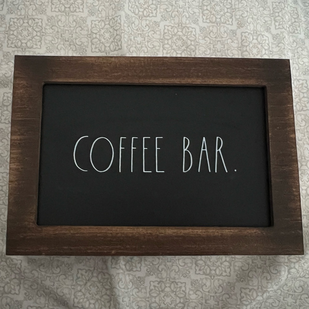 Rae Dunn coffee sign